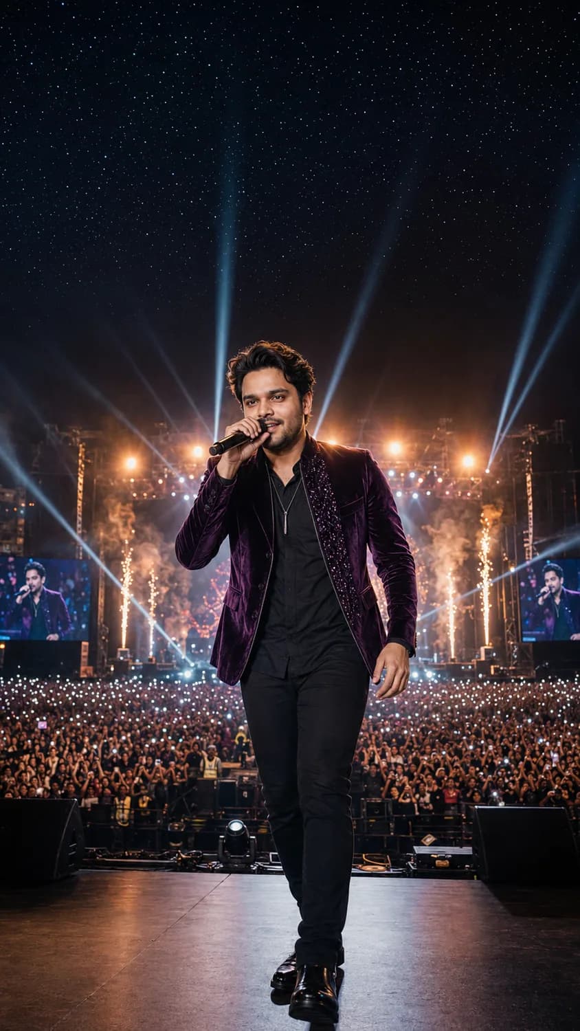 Arslan Imdad photographed for Dard Bhari Dastaan. The moment a crowd takes the chorus off your hands.